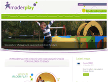 Tablet Screenshot of maderplay.com